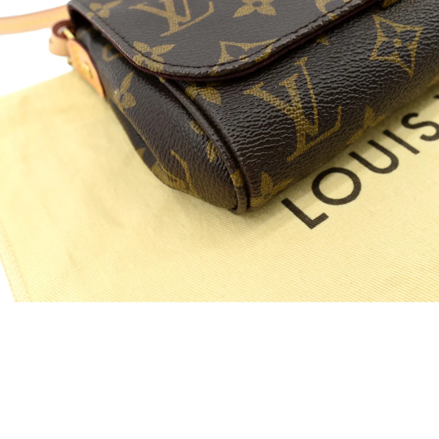 LOUIS VUITTON  Favorite PM Monogram Canvas Crossbody Bag Brown
