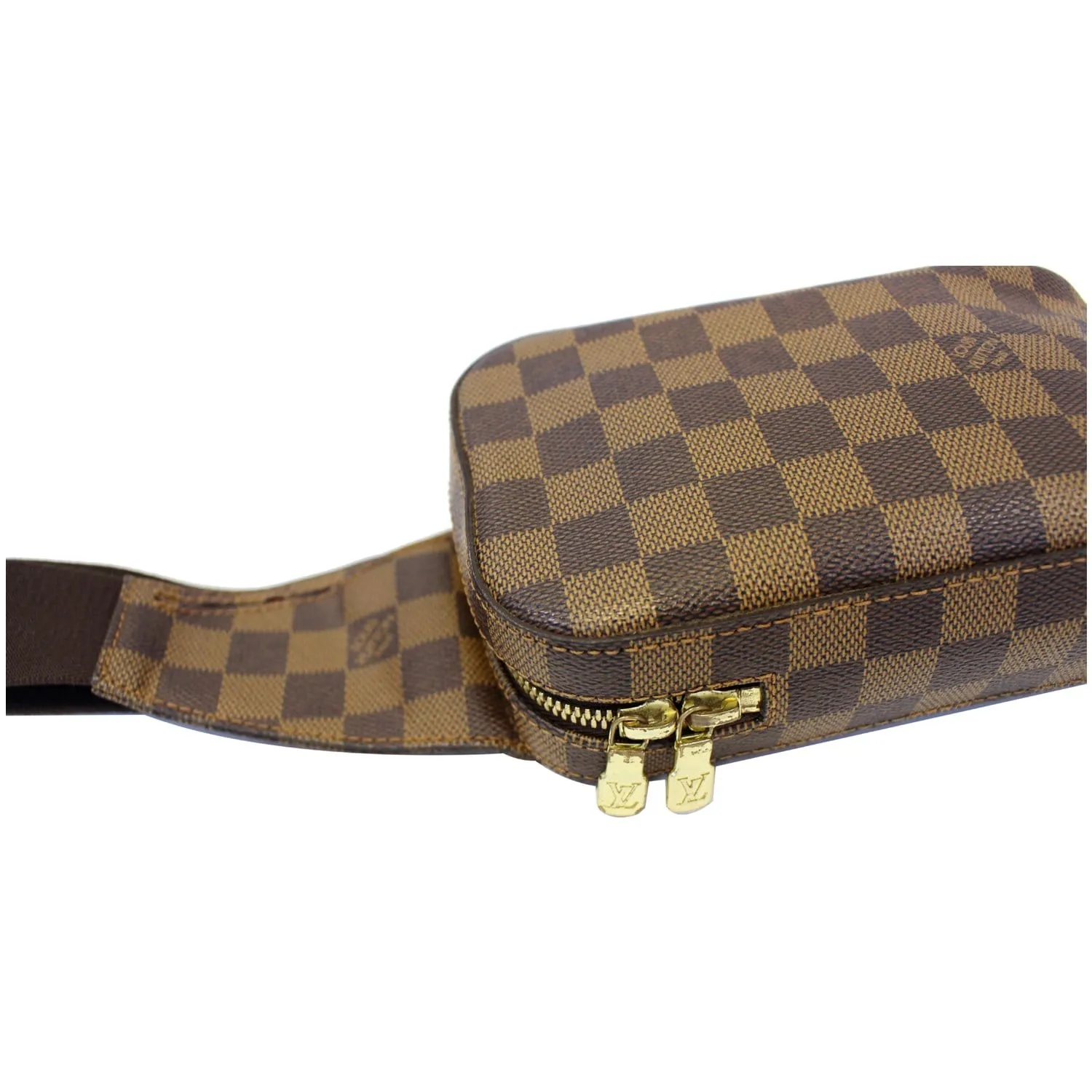 LOUIS VUITTON Geronimos Damier Ebene Hip Bag Brown - Last Call