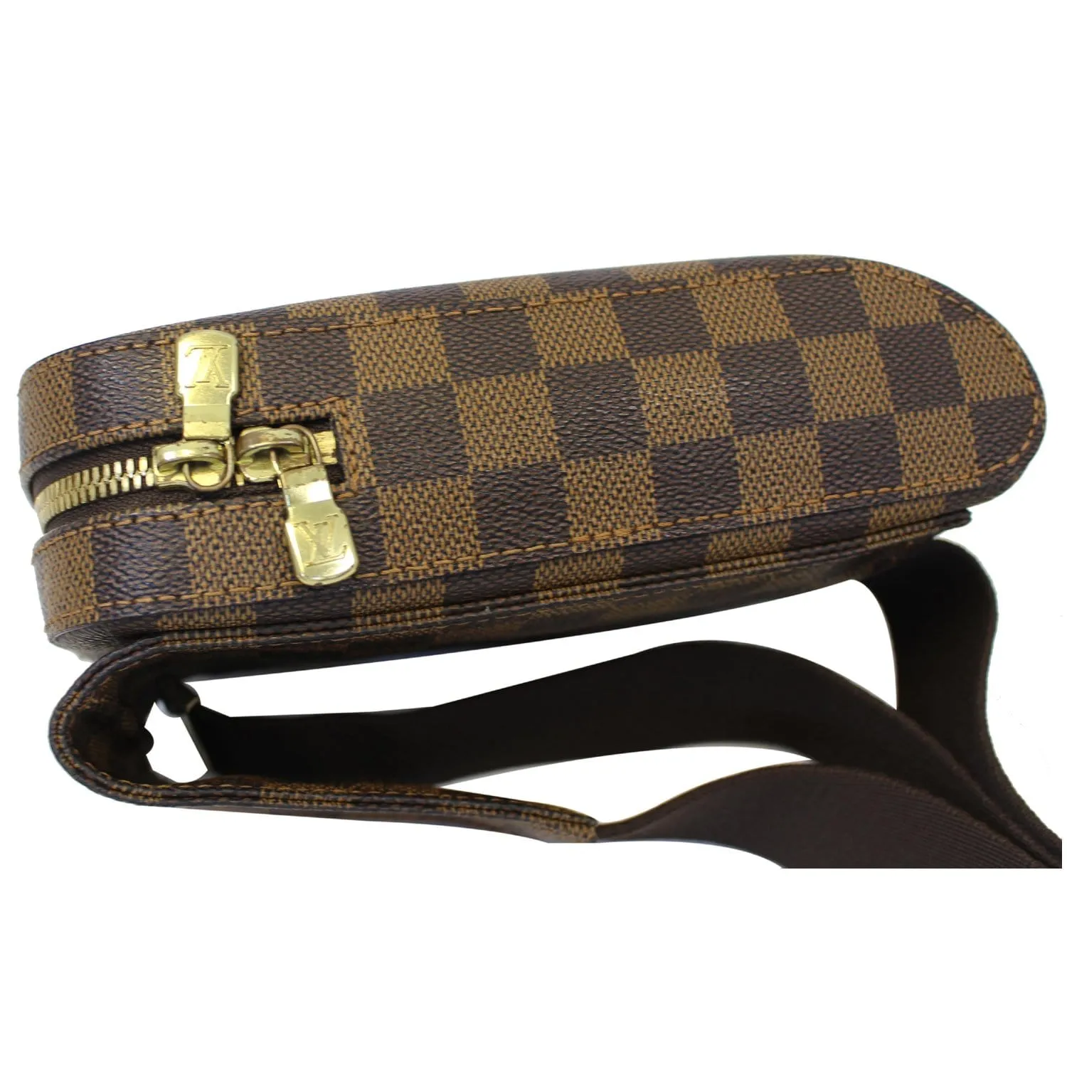 LOUIS VUITTON Geronimos Damier Ebene Hip Bag Brown - Last Call