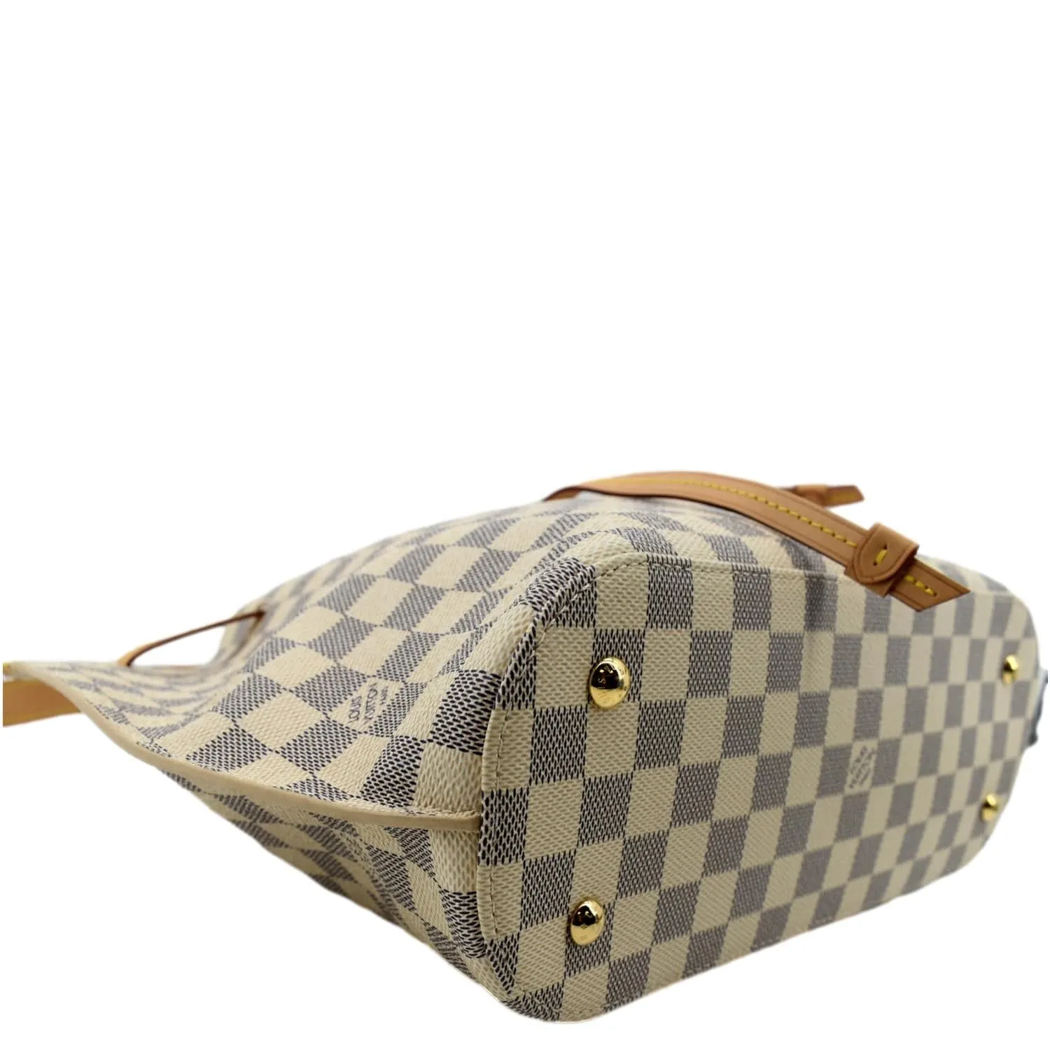 LOUIS VUITTON Girolata Damier Azur Shoulder Bag White