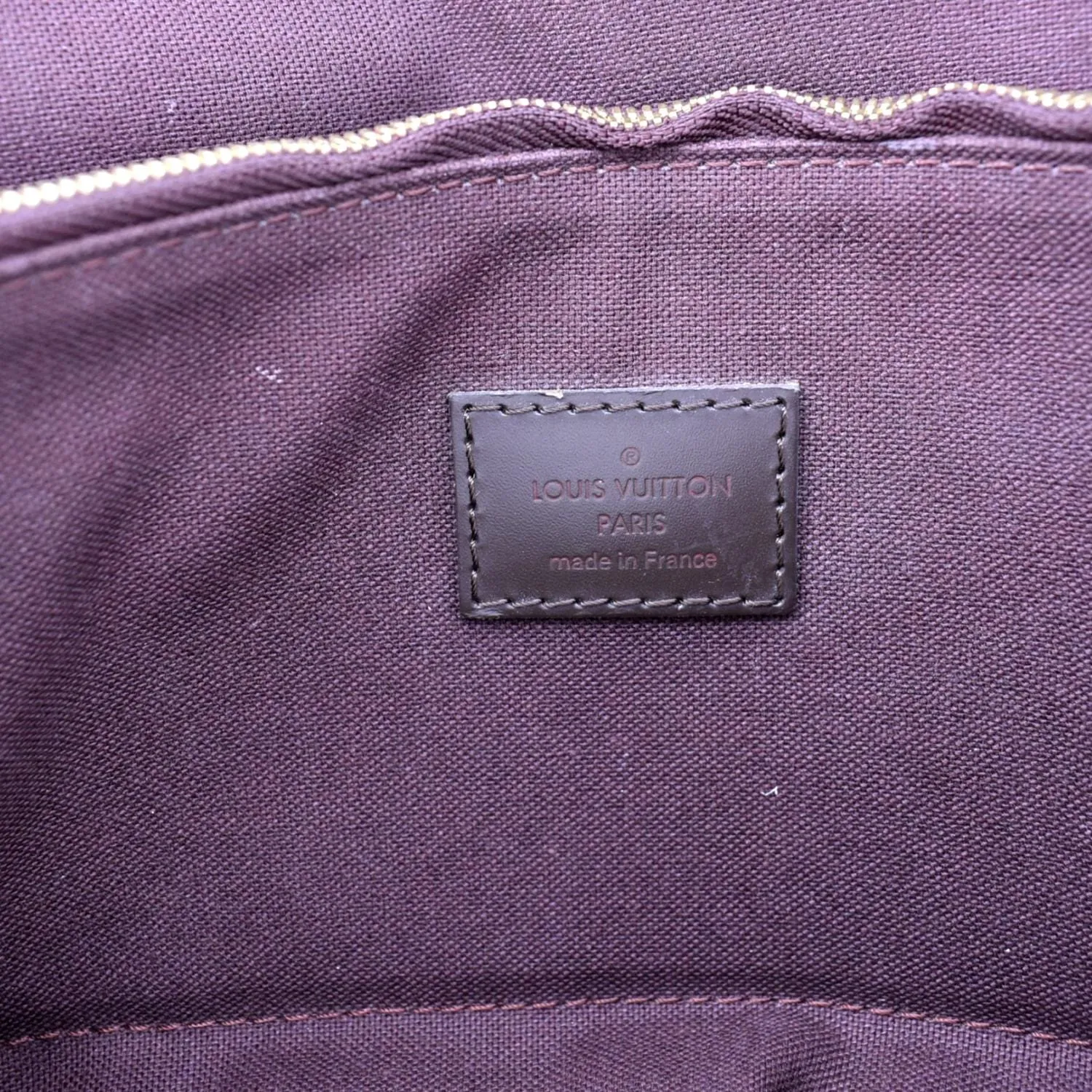 LOUIS VUITTON Hoxton PM Damier Ebene Crossbody Bag Brown