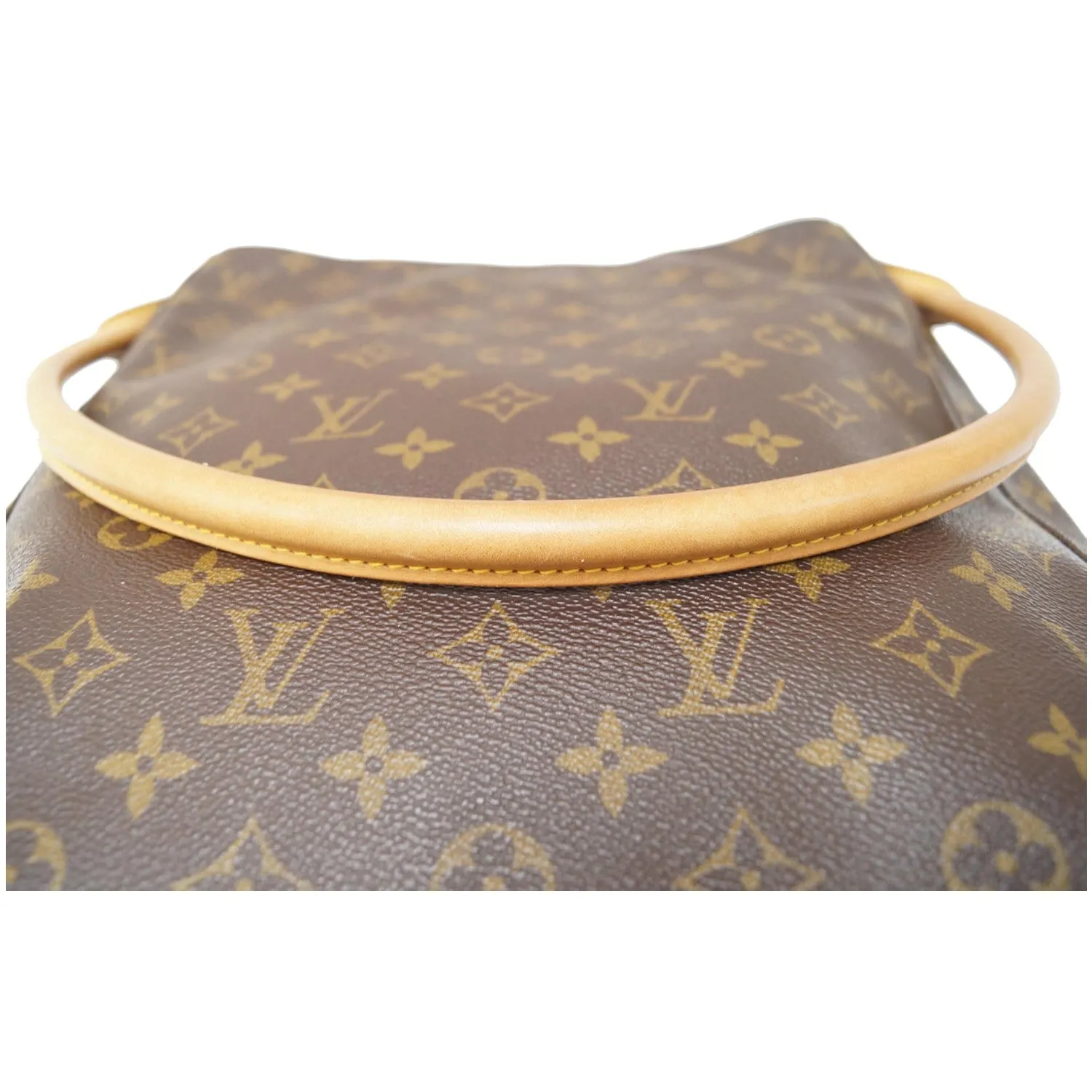 LOUIS VUITTON Looping GM Monogram Canvas Shoulder Bag Brown