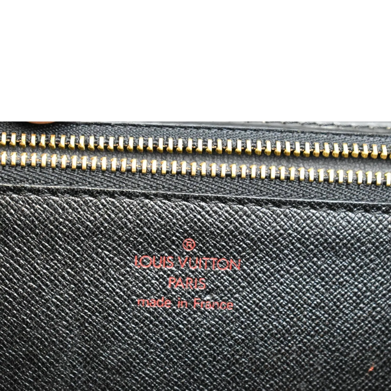 LOUIS VUITTON Monceau EPI Leather Crossbody Bag Black