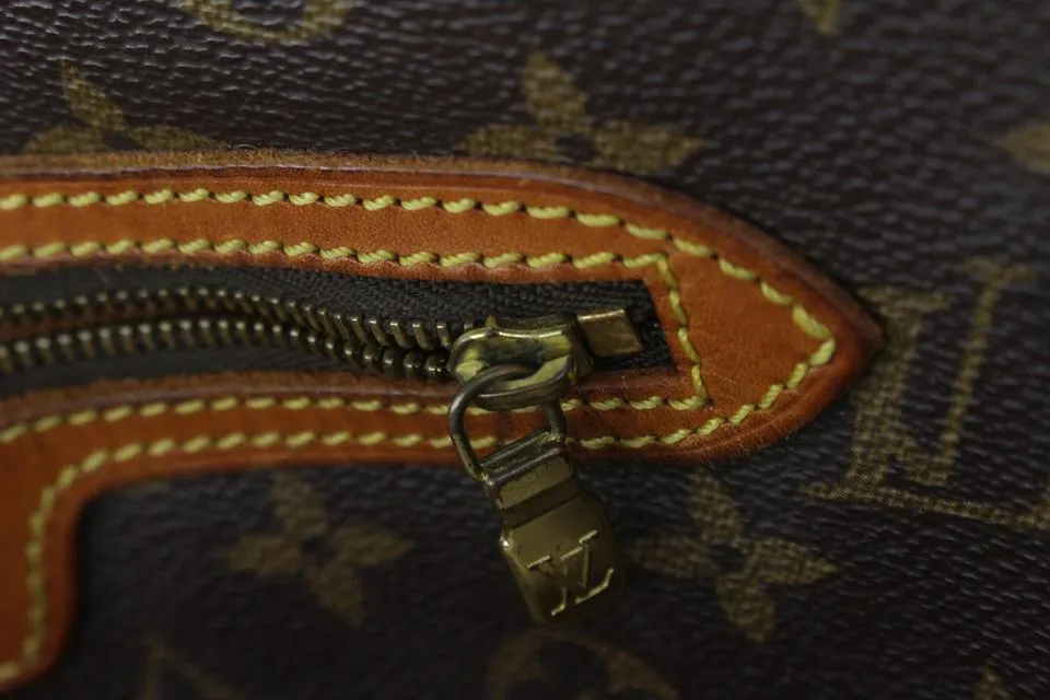 Louis Vuitton Monogram Sac Shopping Tote Bag 7LZ1019