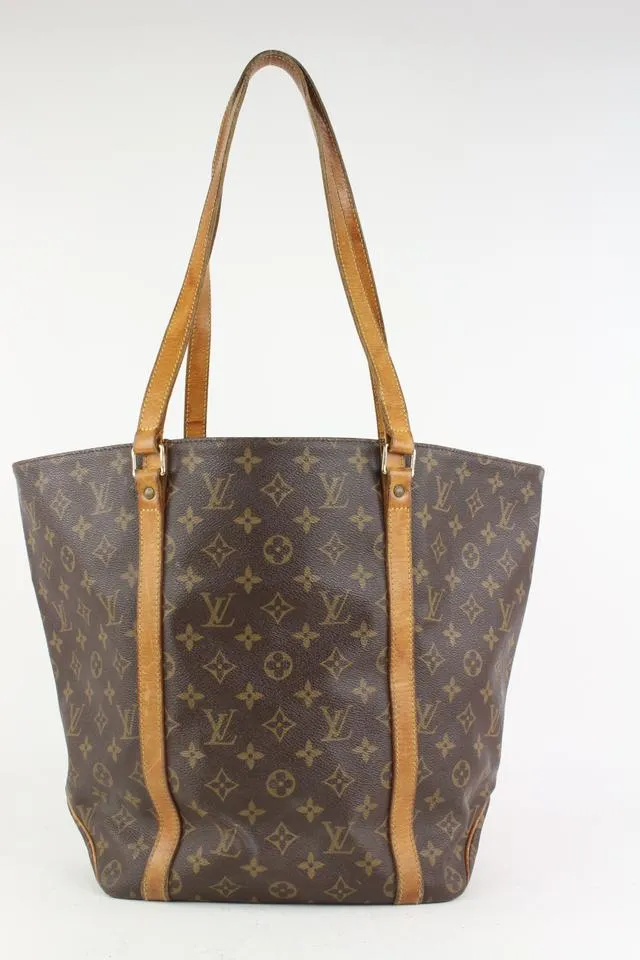 Louis Vuitton Monogram Sac Shopping Tote Bag 7LZ1019