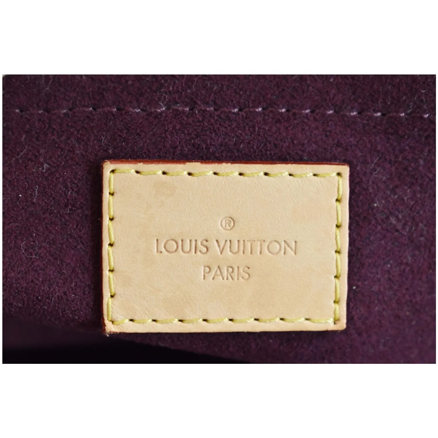 LOUIS VUITTON Montaigne GM Monogram Canvas Shoulder Bag Brown