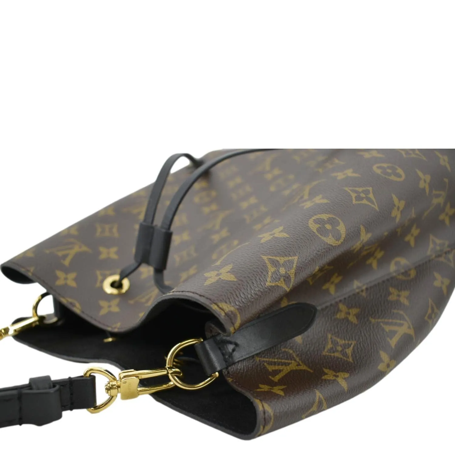 LOUIS VUITTON Neonoe Monogram Canvas Shoulder Bag Brown