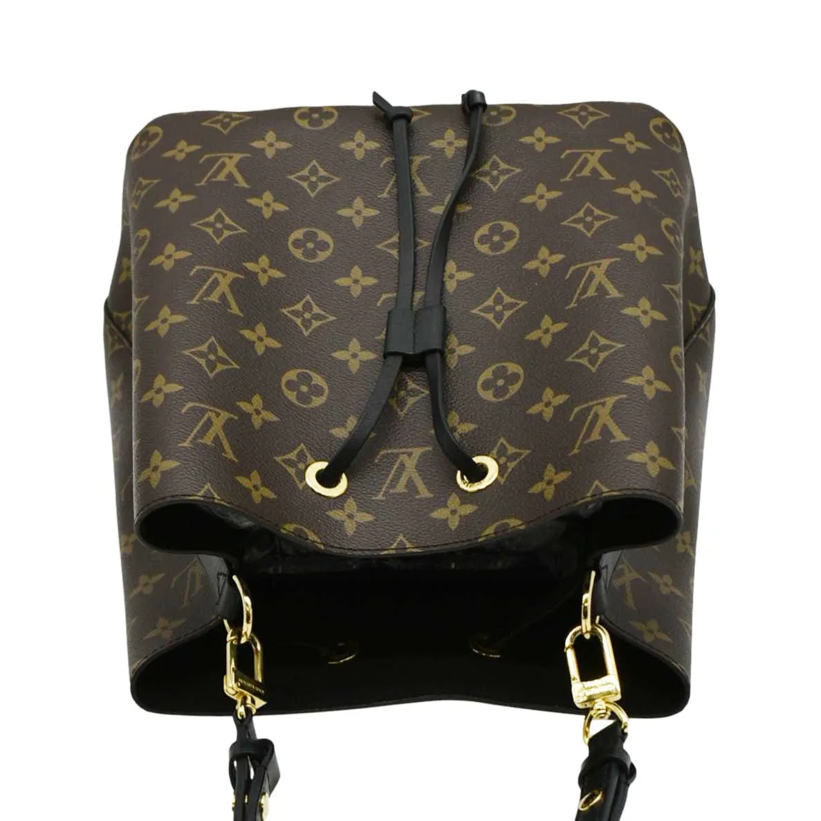 LOUIS VUITTON Neonoe Monogram Canvas Shoulder Bag Brown