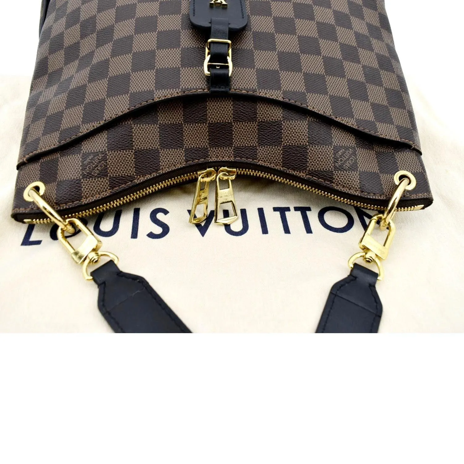 LOUIS VUITTON Odeon PM Monogram Canvas Crossbody Bag Brown