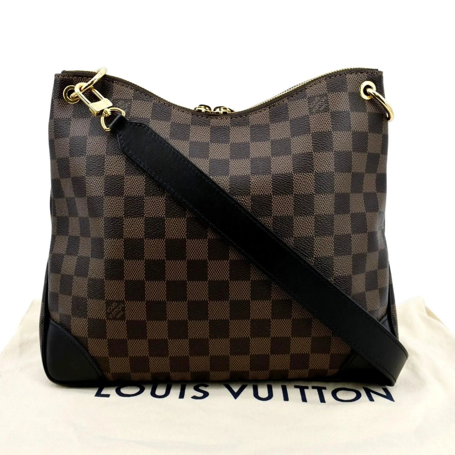 LOUIS VUITTON Odeon PM Monogram Canvas Crossbody Bag Brown