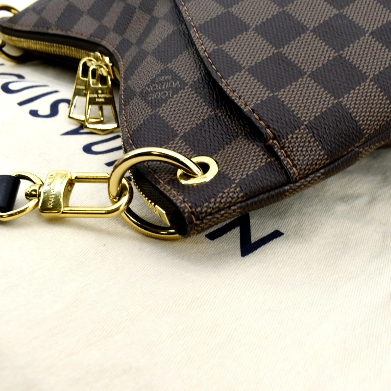 LOUIS VUITTON Odeon PM Monogram Canvas Crossbody Bag Brown