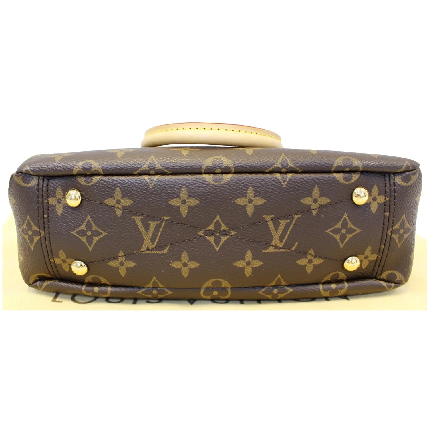 LOUIS VUITTON Pallas BB Monogram Canvas Shoulder Crossbody Bag Brown