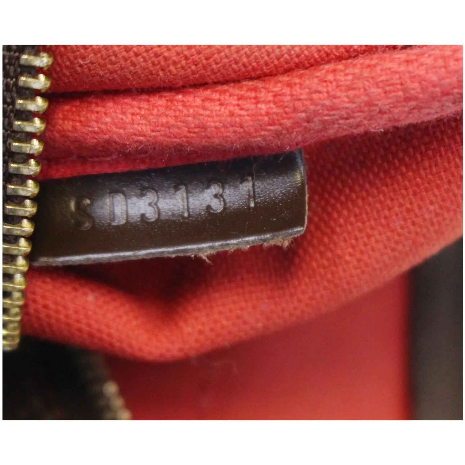LOUIS VUITTON Pochette Eva Damier Ebene Clutch Crossbody Bag Brown