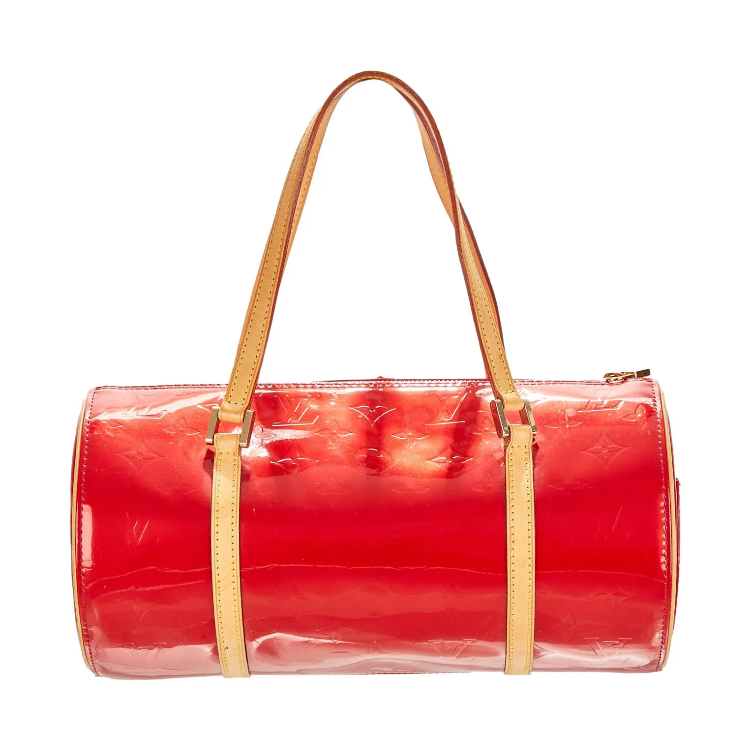 Louis Vuitton Red Monogram Cylinder Bag