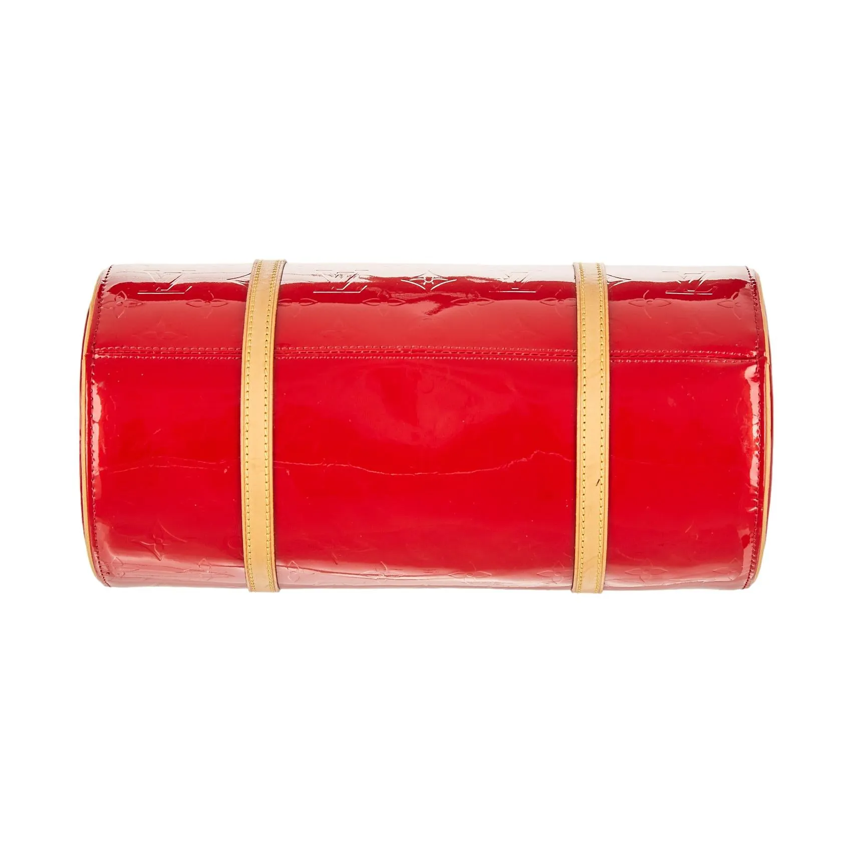 Louis Vuitton Red Monogram Cylinder Bag