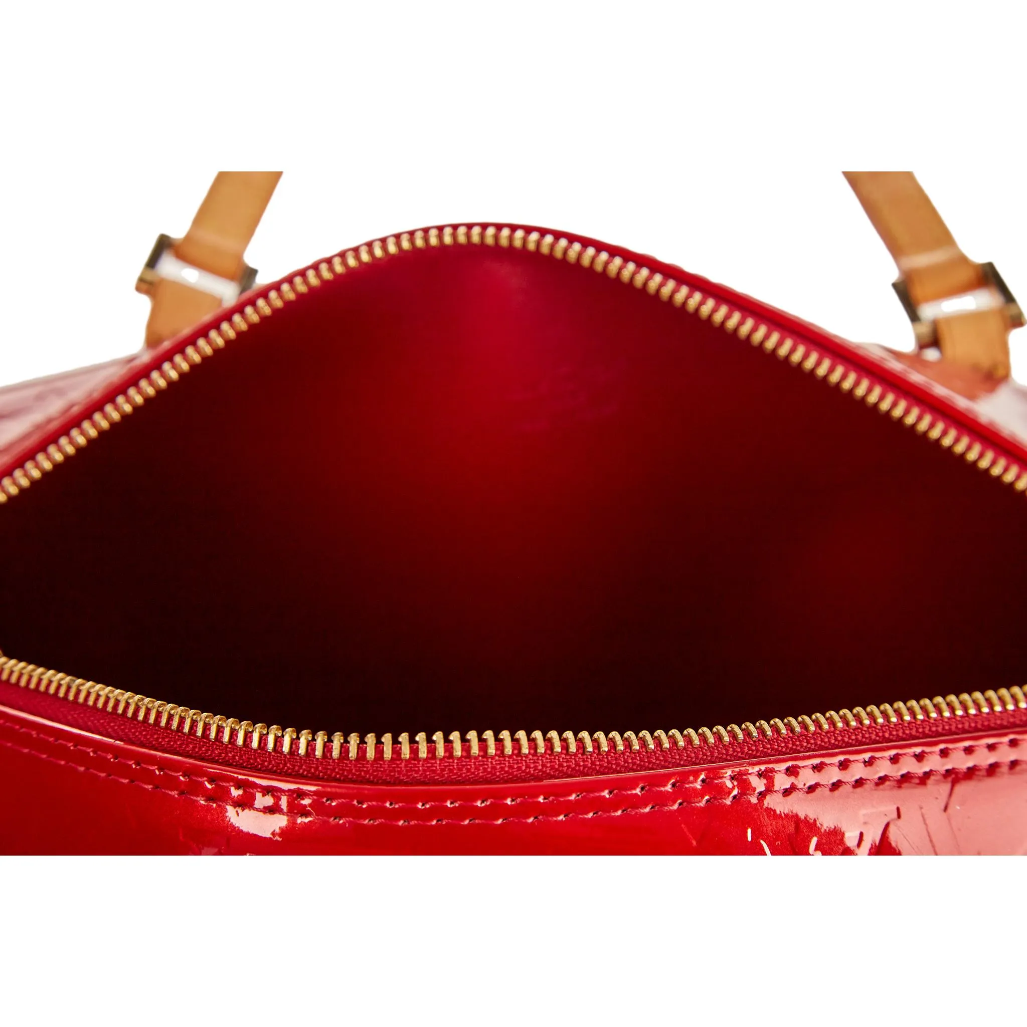 Louis Vuitton Red Monogram Cylinder Bag