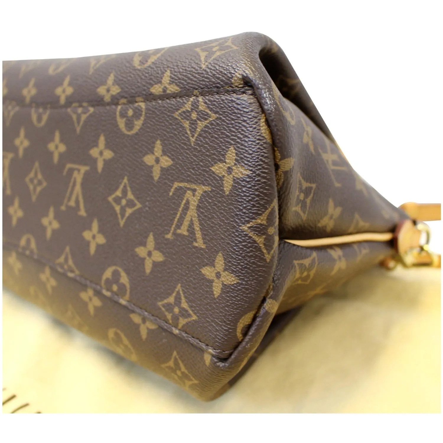 Louis vuitton Rivoli PM Monogram Canvas Shoulder Bag Brown