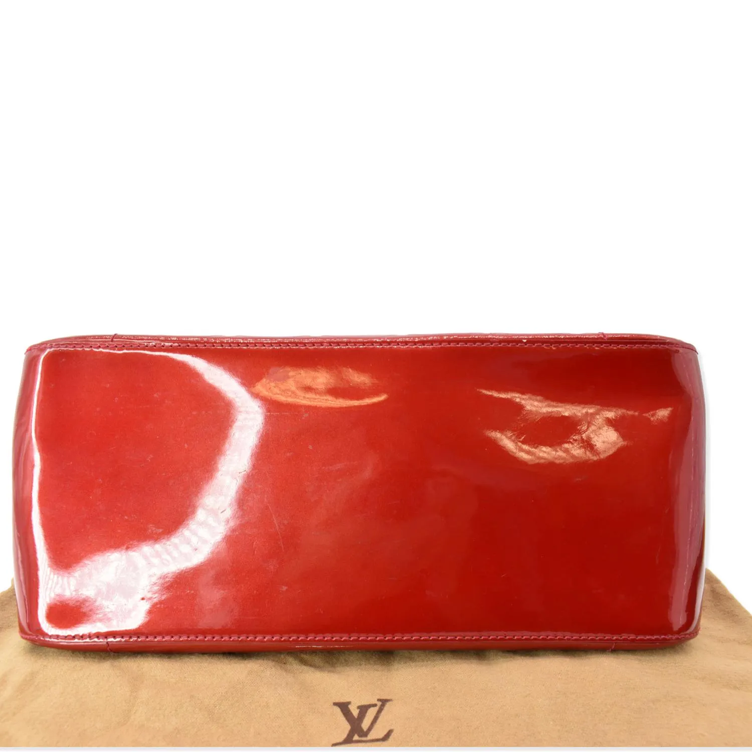 LOUIS VUITTON Rosewood Monogram Vernis Shoulder Bag Pomme D Amour