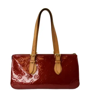 LOUIS VUITTON Rosewood Monogram Vernis Shoulder Bag Pomme D Amour
