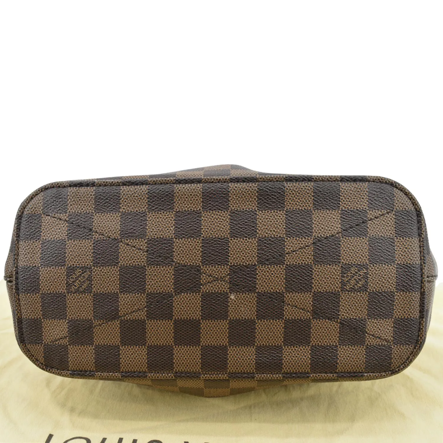 LOUIS VUITTON Siena PM Damier Ebene Shoulder Bag Brown