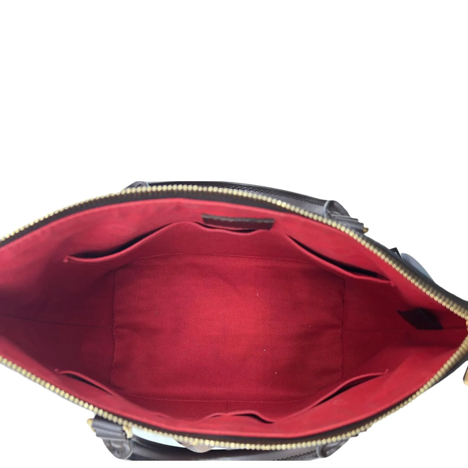 LOUIS VUITTON Siena PM Damier Ebene Shoulder Bag Brown