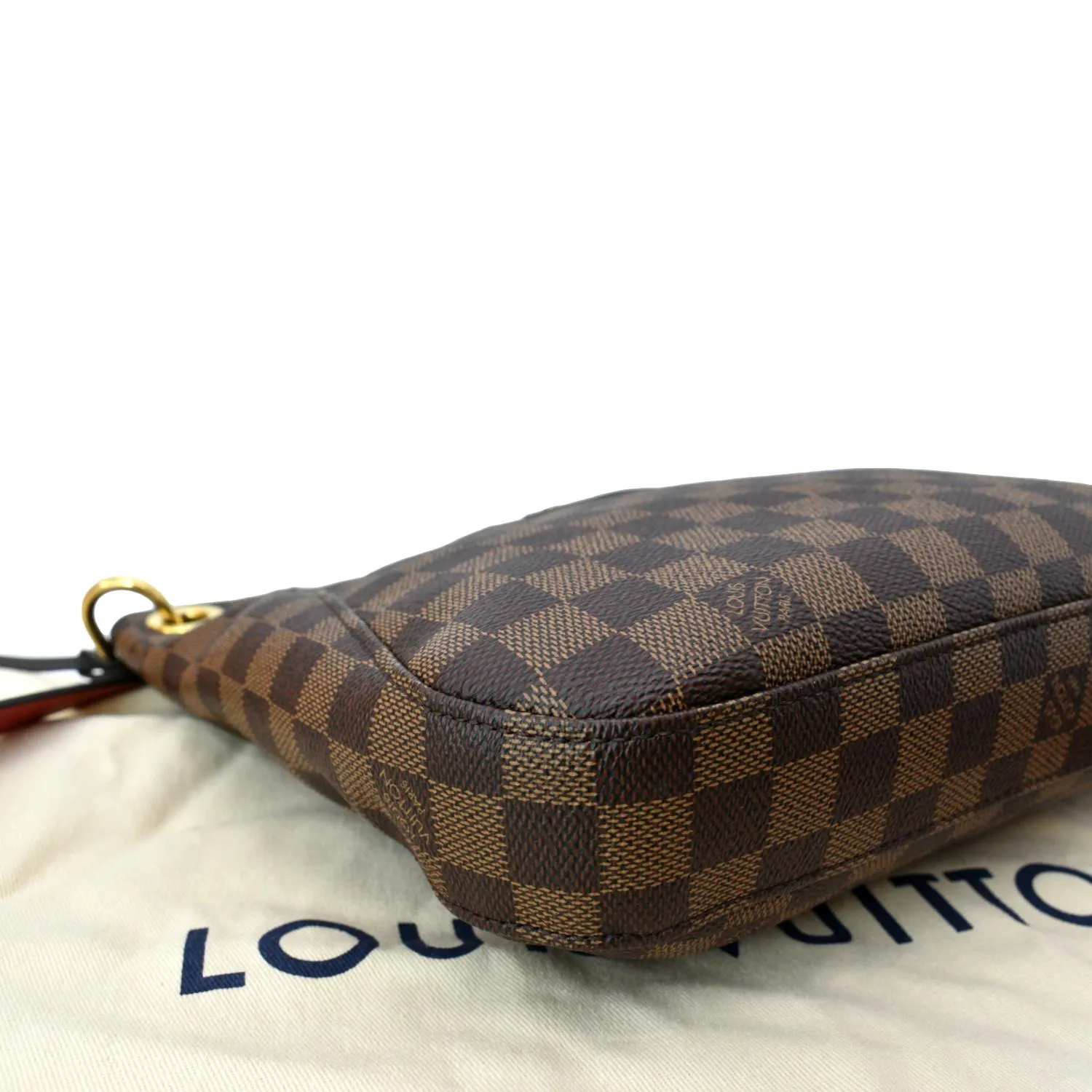 LOUIS VUITTON South Bank Besace Damier Ebene Crossbody Bag Brown