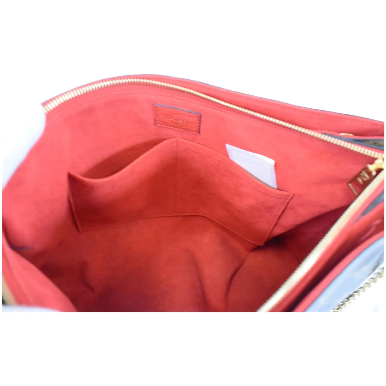 LOUIS VUITTON Surene MM Monogram Canvas Shoulder Bag Cerise