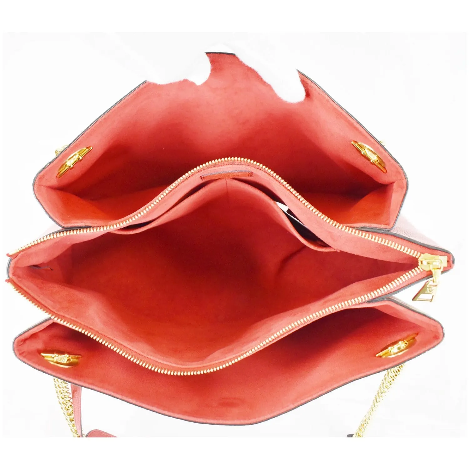 LOUIS VUITTON Surene MM Monogram Canvas Shoulder Bag Cerise