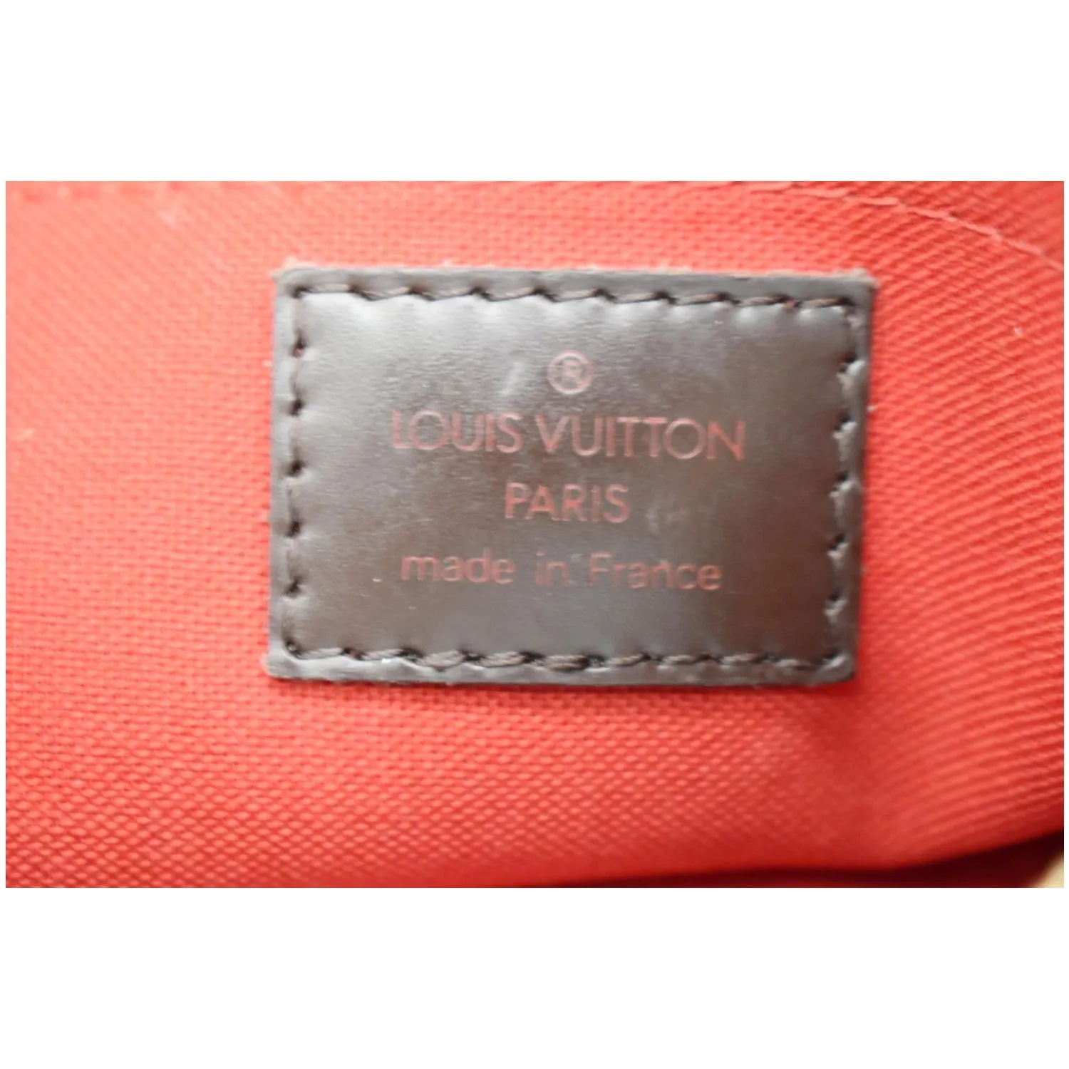 LOUIS VUITTON Thames GM Damier Ebene Shoulder Bag Brown
