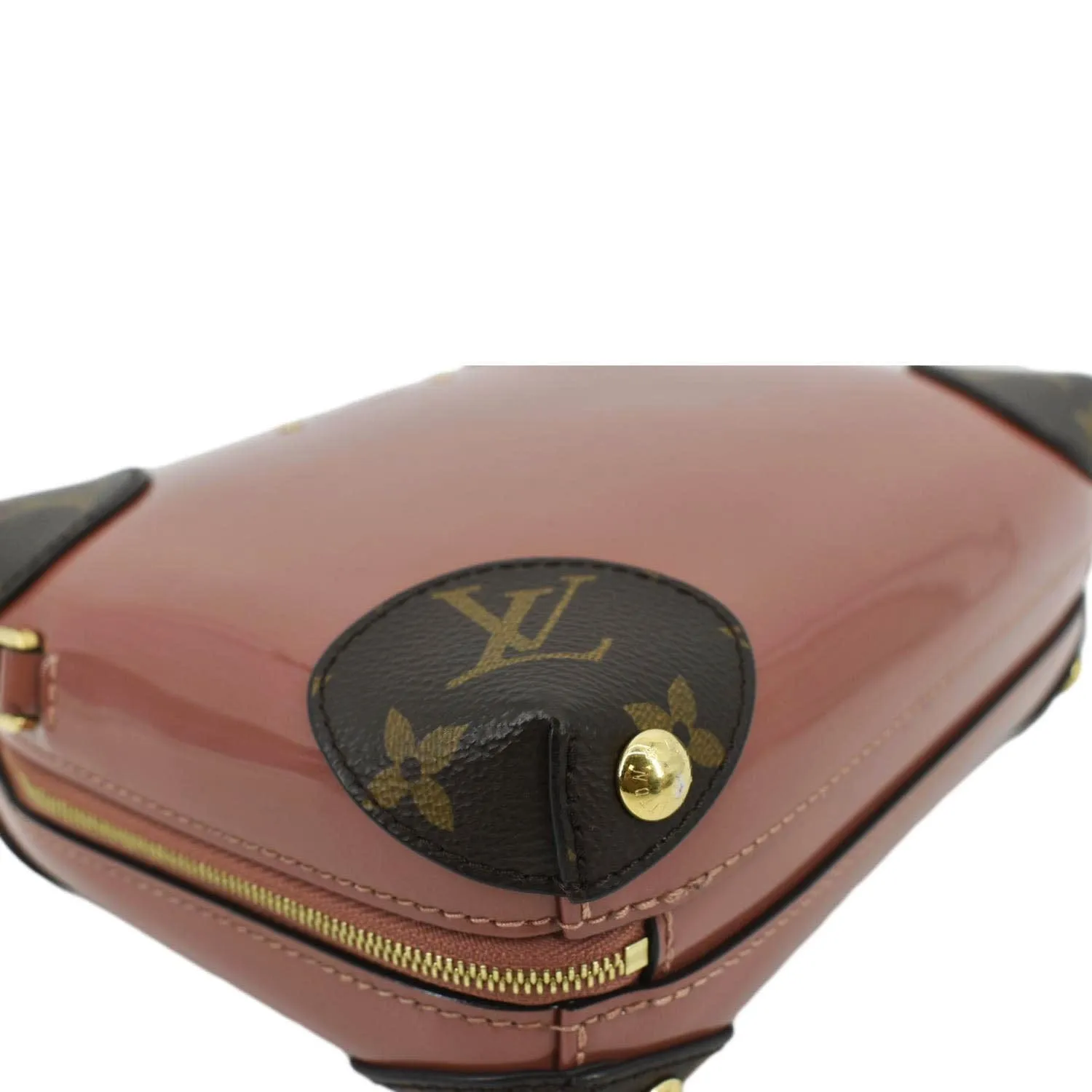 LOUIS VUITTON Venice Monogram Vernis Leather Shoulder Bag Coral