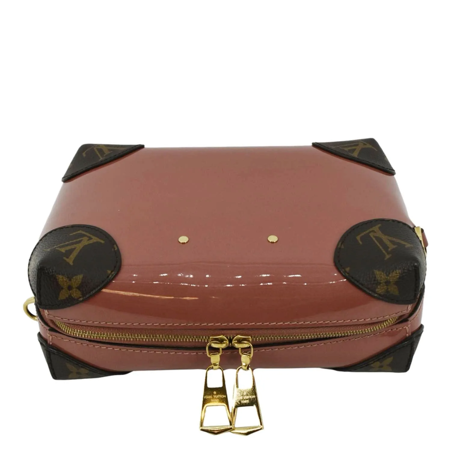 LOUIS VUITTON Venice Monogram Vernis Leather Shoulder Bag Coral