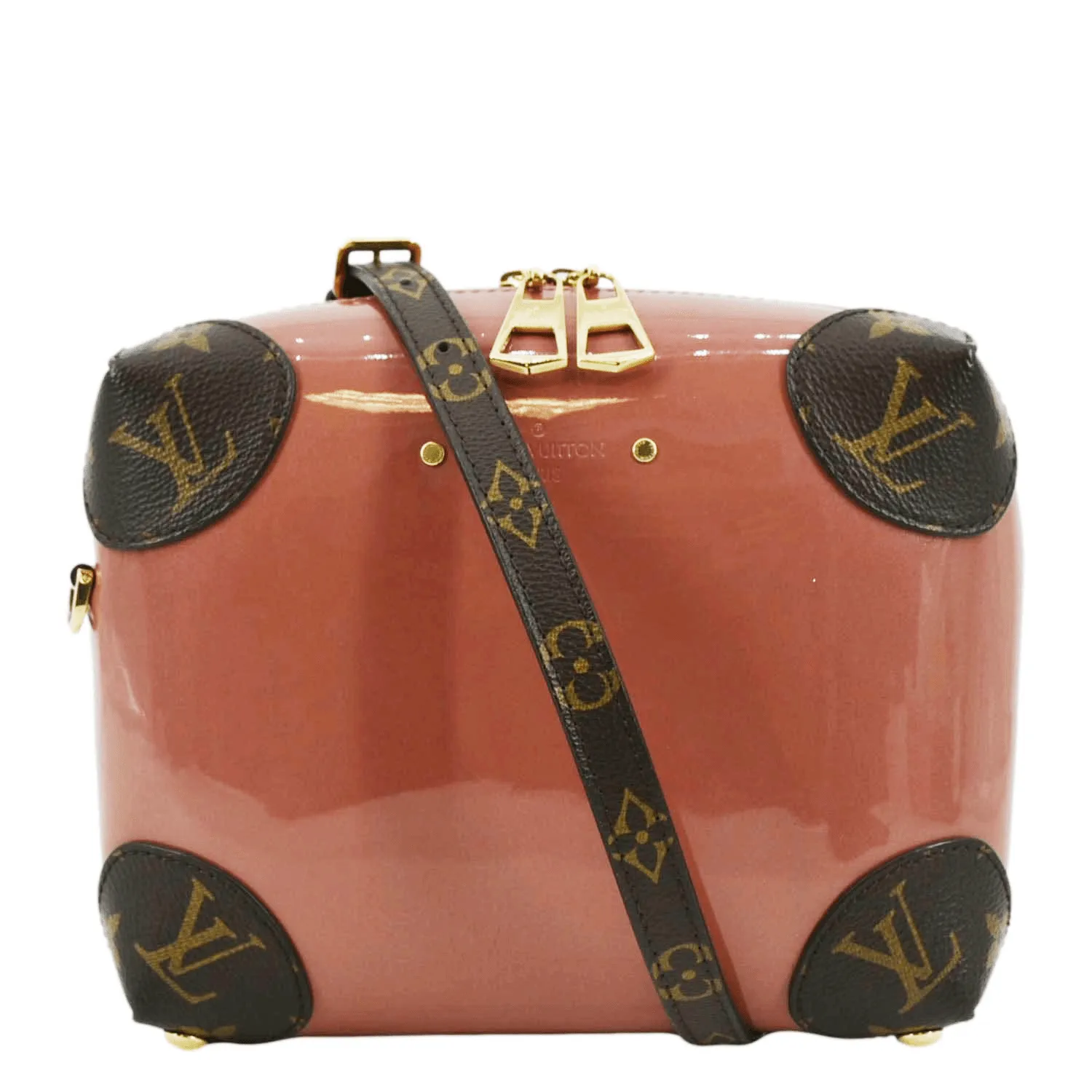 LOUIS VUITTON Venice Monogram Vernis Leather Shoulder Bag Coral