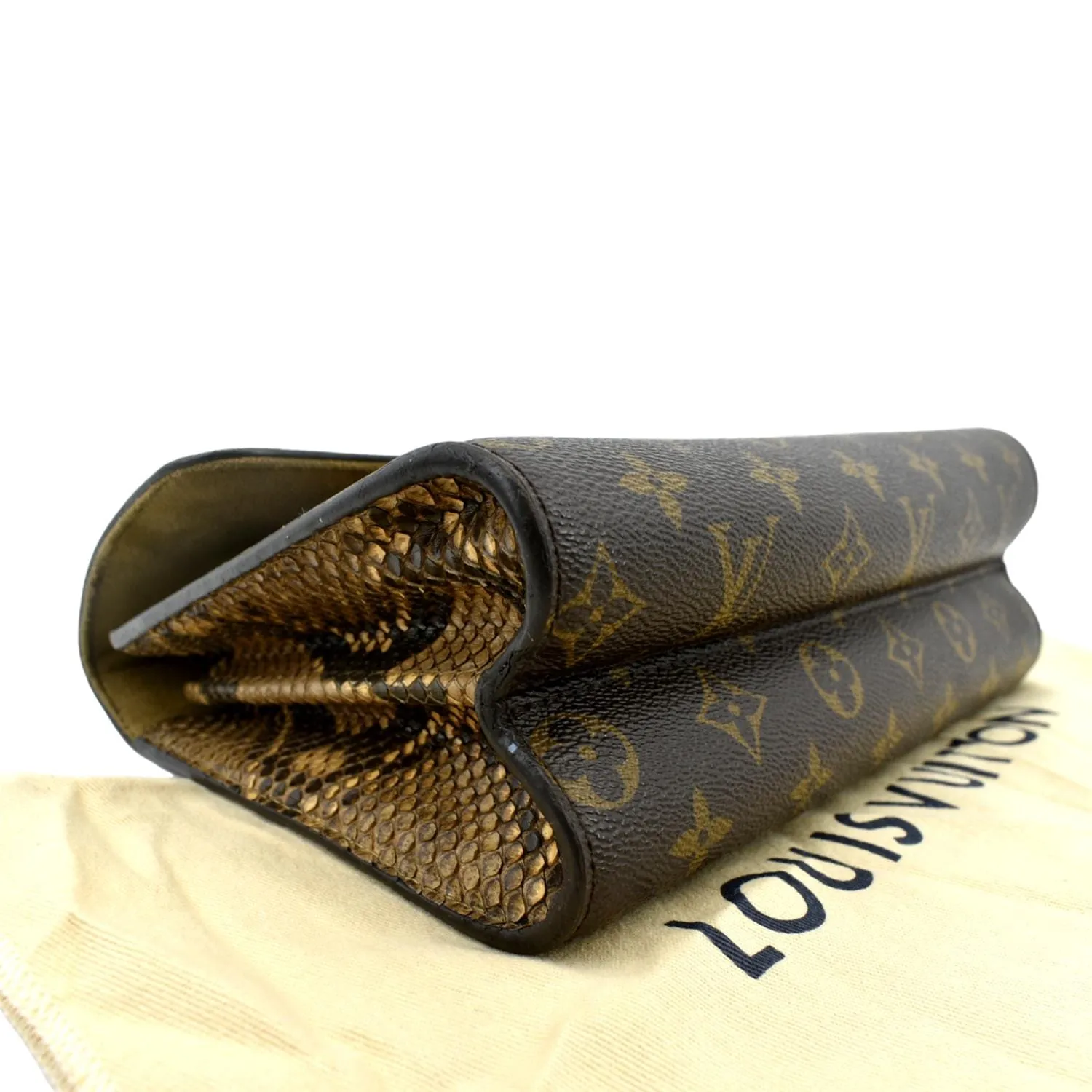 LOUIS VUITTON Victoire Monogram Canvas Crossbody Bag Brown