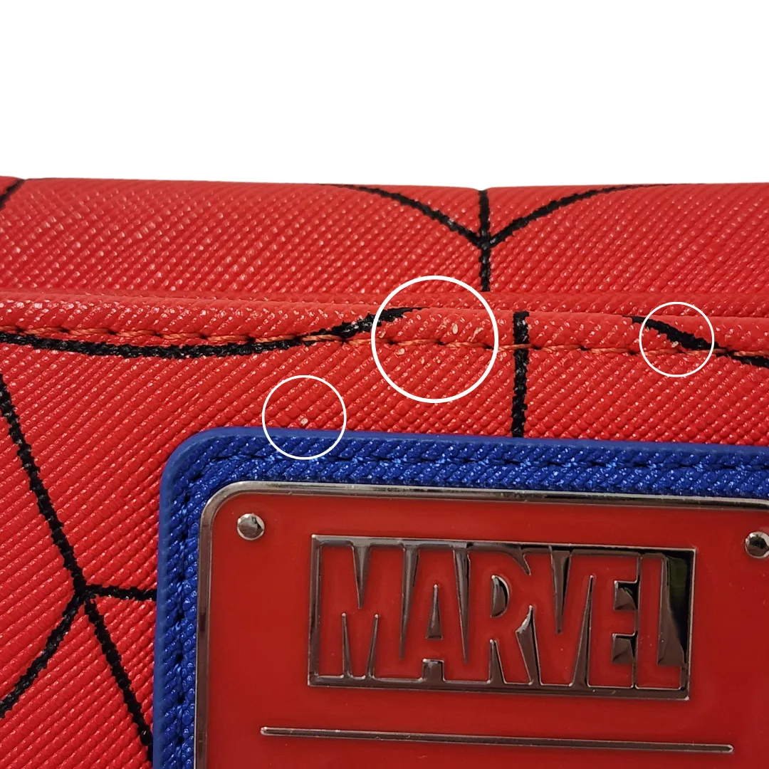 Loungefly Marvel Spiderman Color Block Wallet DEFECTIVES