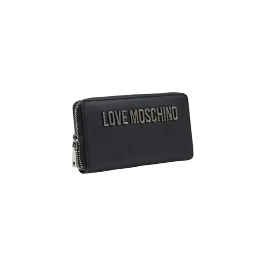 Love Moschino Women's Grey Wallet with Zip Polyurethane