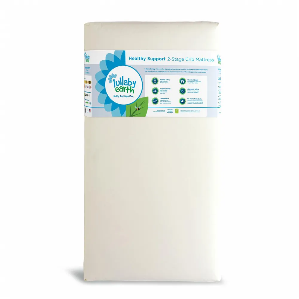Lullaby Earth Super Lightweight Crib Mattress (LE14 / 2-Stage)