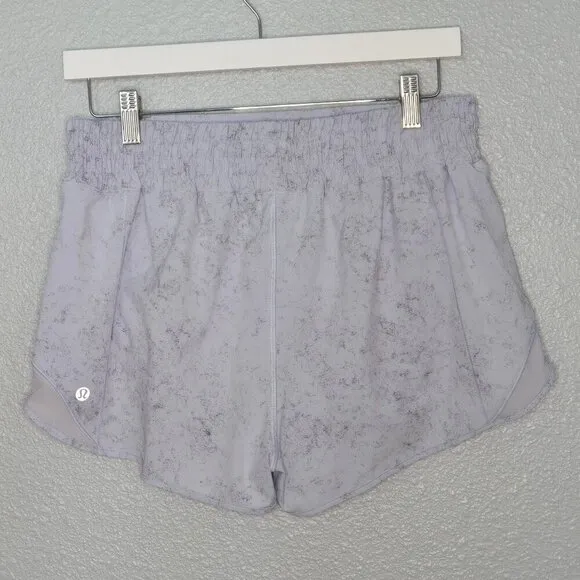 Lululemon Hotty Hot High-Rise Lined Short 2.5&quot; - 10 Gravel Dust Pastel Blue