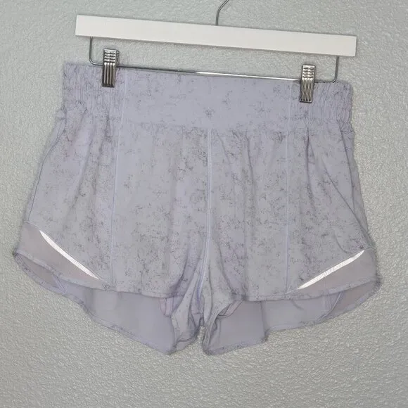 Lululemon Hotty Hot High-Rise Lined Short 2.5&quot; - 10 Gravel Dust Pastel Blue