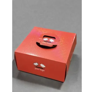 Luxury Bakery Box | Laser Coated | Inside Gold | 400g | 6-Piece | Rectangle | Bakery and Dessert | Customizable
