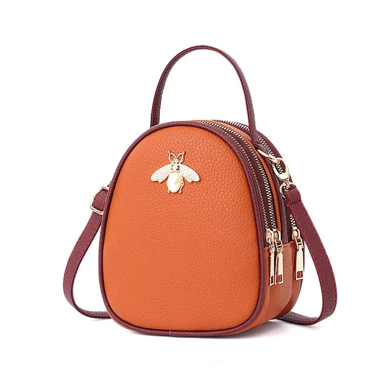 Luxury Handbags Women Bags Designer Ladies' Pu Leather Shoulder Bag for Women 2021 Fashion Bee Decoration Famous Brands Tote