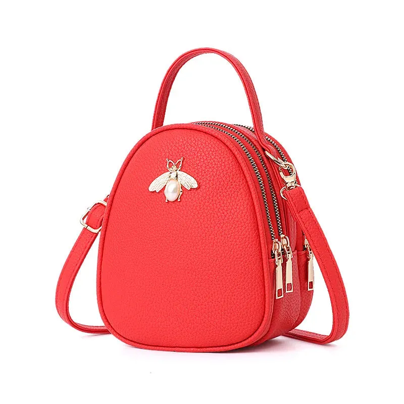 Luxury Handbags Women Bags Designer Ladies' Pu Leather Shoulder Bag for Women 2021 Fashion Bee Decoration Famous Brands Tote