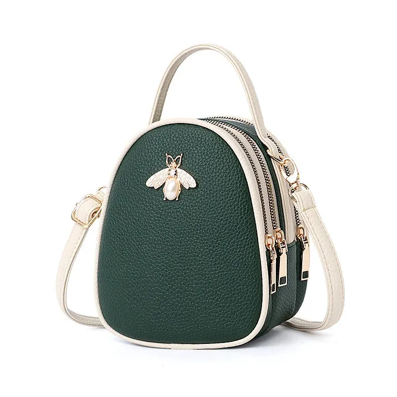Luxury Handbags Women Bags Designer Ladies' Pu Leather Shoulder Bag for Women 2021 Fashion Bee Decoration Famous Brands Tote