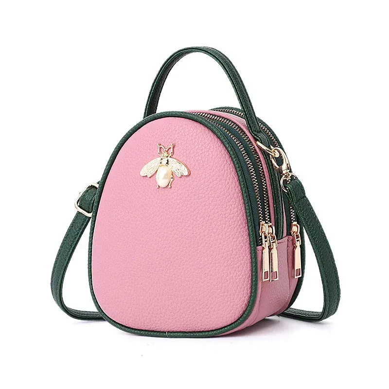 Luxury Handbags Women Bags Designer Ladies' Pu Leather Shoulder Bag for Women 2021 Fashion Bee Decoration Famous Brands Tote