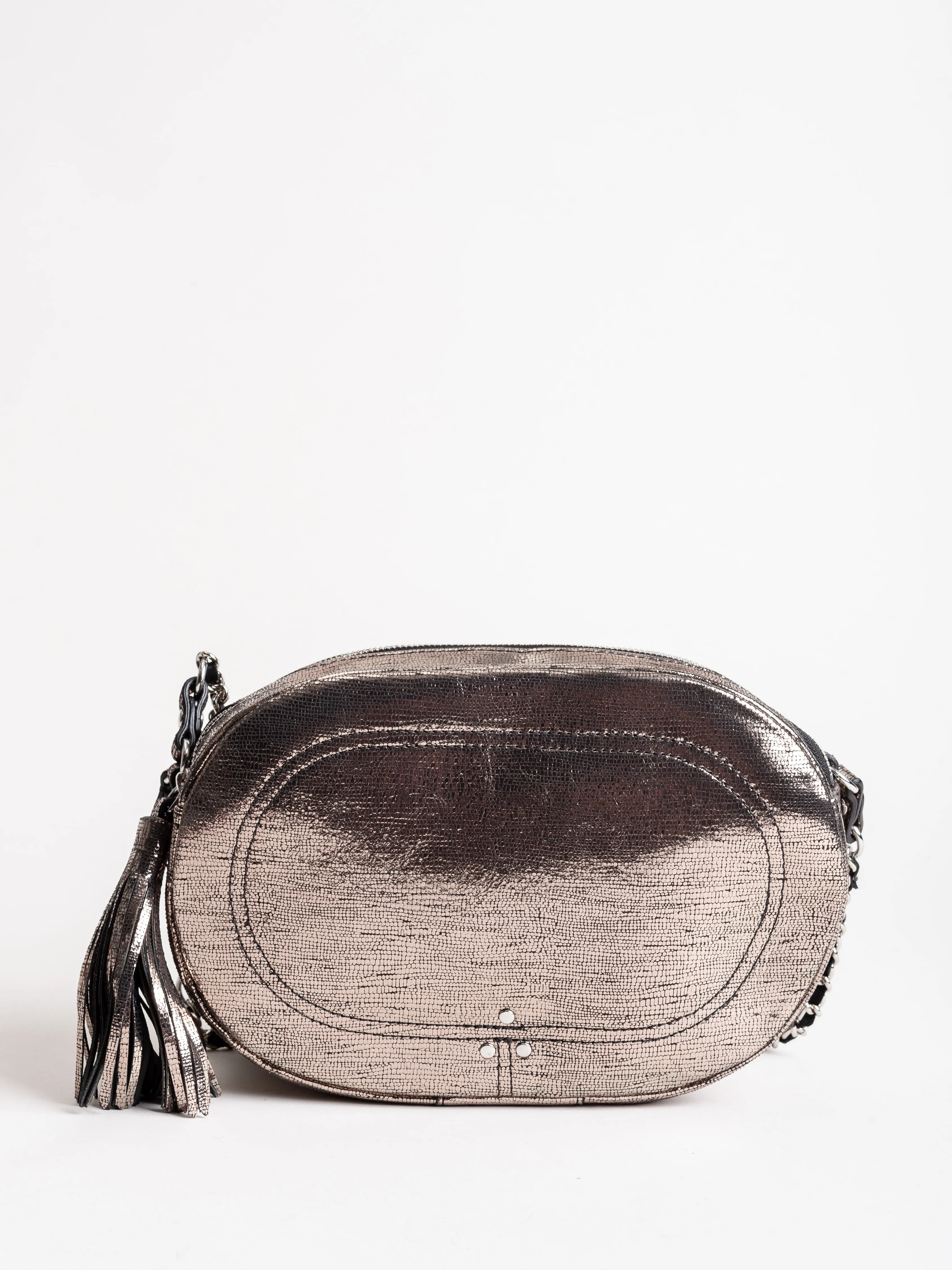 marc goatskin bag - lame champagne