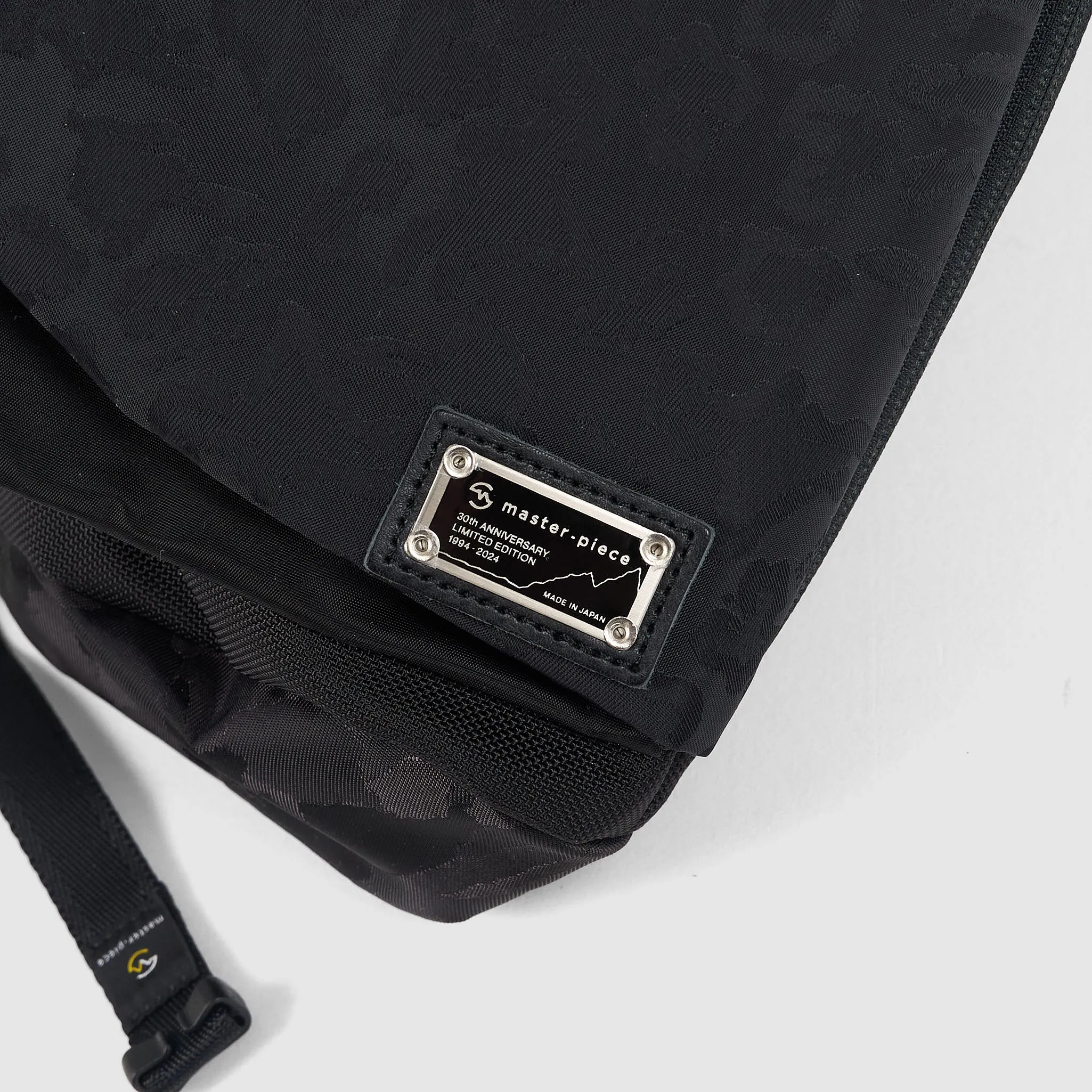 Master-Piece 30th Anniversay Black Crazy Shoulder Body Bag