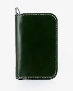 Medium Shell Cordovan Wallet - Green