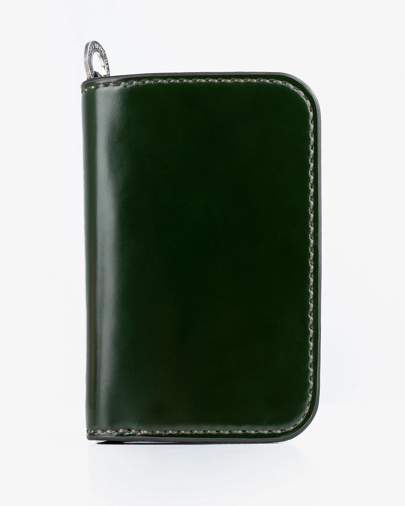 Medium Shell Cordovan Wallet - Green