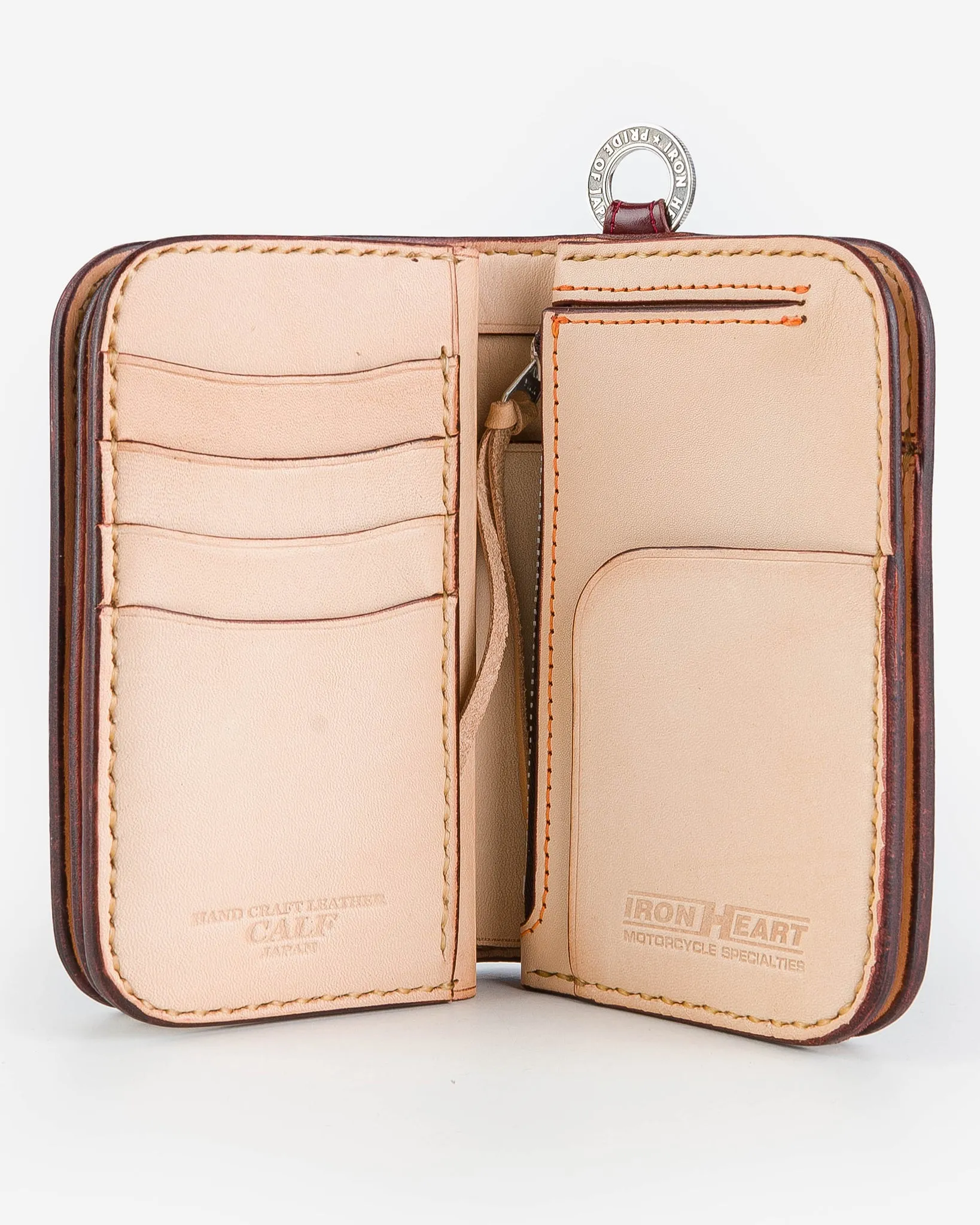 Medium Shell Cordovan Wallet - Ox Blood