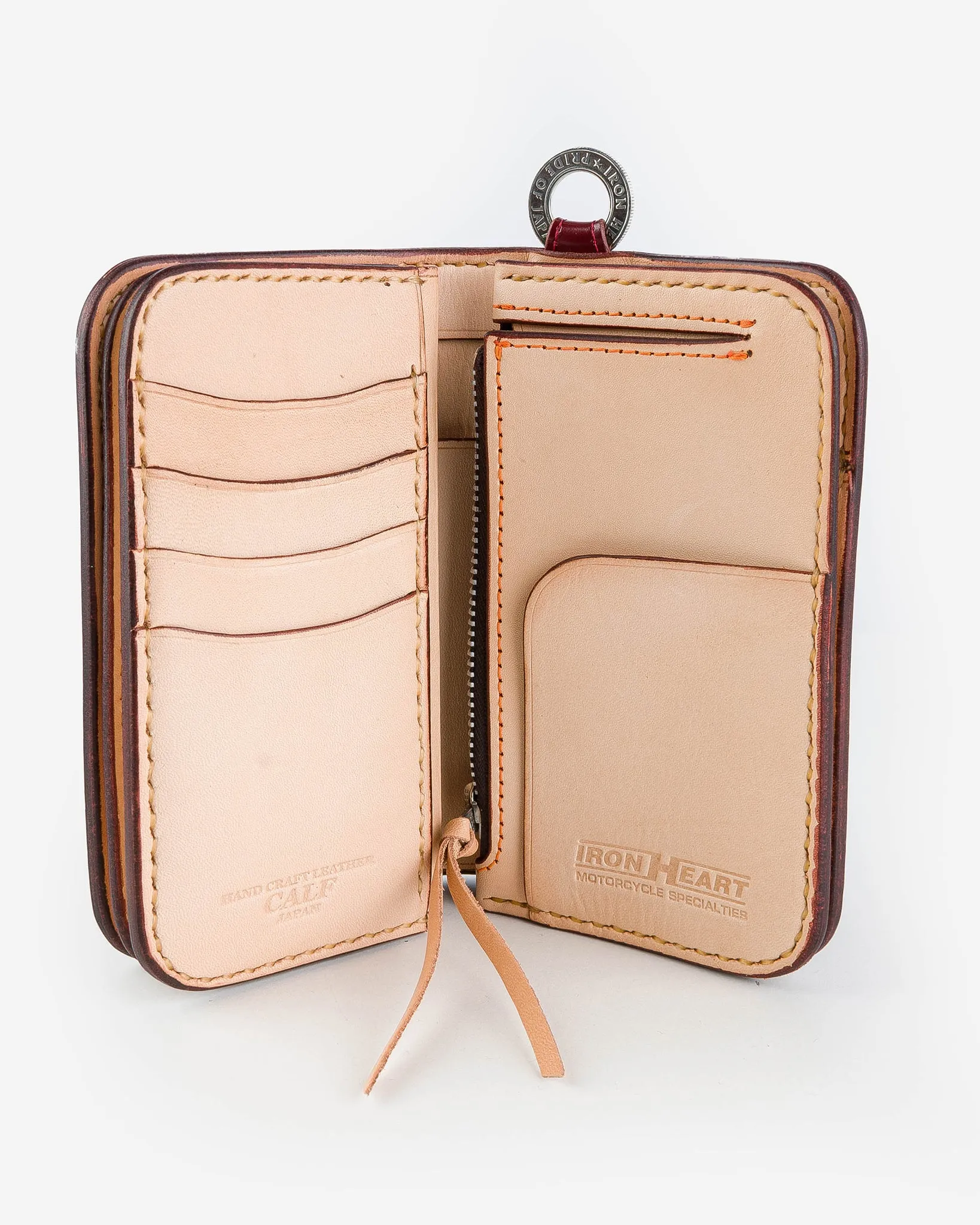 Medium Shell Cordovan Wallet - Ox Blood