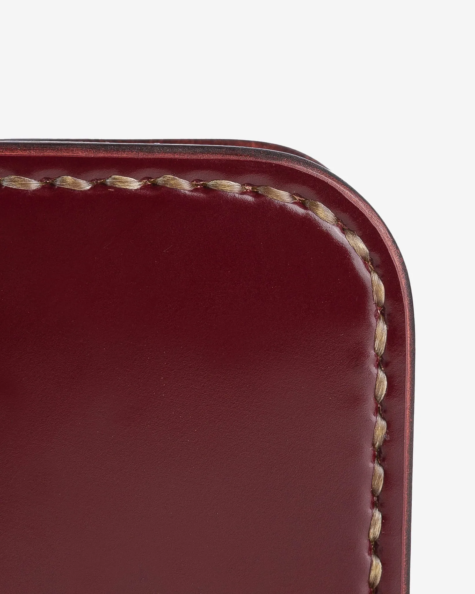 Medium Shell Cordovan Wallet - Ox Blood